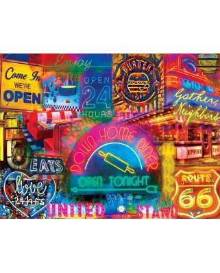 Puzzle 550 piese - Late Night Club (Master-Pieces-32114)