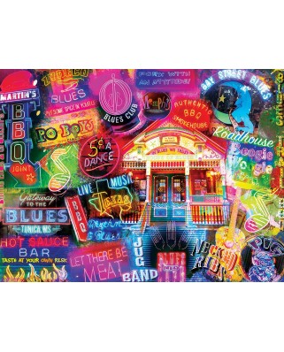 Puzzle 550 piese - BBQ and Blues (Master-Pieces-32116)