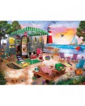 Puzzle 550 piese - Oceanside Camping (Master-Pieces-32119)