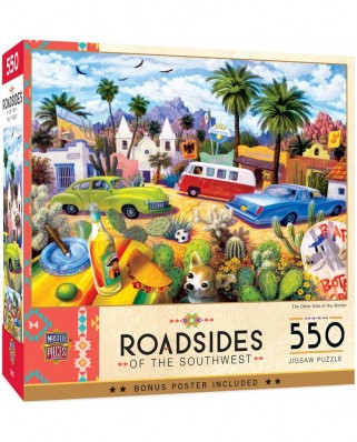 Puzzle 550 piese - Roadside of the Southwest - The Other Side of the Border (Master-Pieces-32125)
