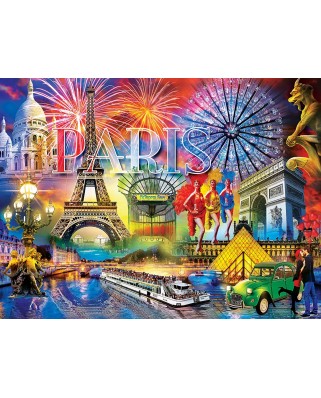 Puzzle 550 piese - Greetings from Paris (Master-Pieces-32147)