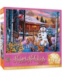 Puzzle 300 piese XXL - Winter Visitors (Master-Pieces-32153)