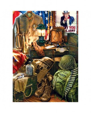 Puzzle 1000 piese - U.S. Army Men of Honor (Master-Pieces-71510)