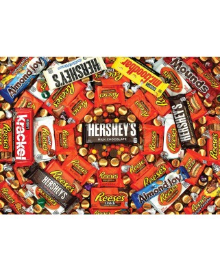 Puzzle 1000 piese - Hershey's Swirl - Chocolate Collage (Master-Pieces-71688)