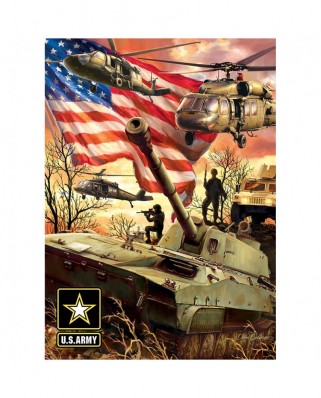 Puzzle 1000 piese - U.S. Army Firepower (Master-Pieces-71693)