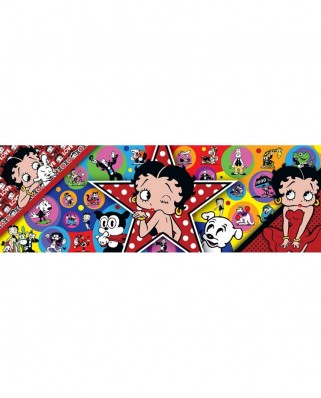 Puzzle 1000 piese panoramic - Betty Boop (Master-Pieces-71839)