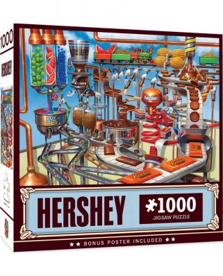 Puzzle 1000 piese - Hershey's Chocolate Factory (Master-Pieces-71914)