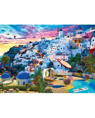 Puzzle 1000 piese - Santorini Sky (Master-Pieces-71925)