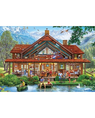 Puzzle 1000 piese XXL - Camping Lodge (Master-Pieces-71965)