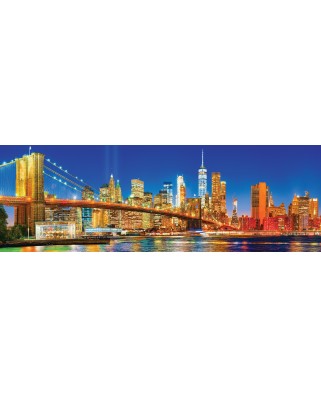Puzzle 1000 piese panoramic - City Panoramics - Brooklyn Bridge (Master-Pieces-71979)