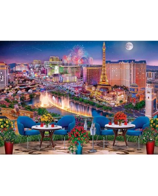Puzzle 1000 piese - Colorscapes - Las Vegas (Master-Pieces-72024)