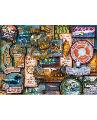 Puzzle 1000 piese - Off to the Lakehouse (Master-Pieces-72034)