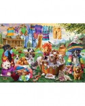 Puzzle 1000 piese XXL - Laundry Day Rascals (Master-Pieces-72043)