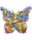 Puzzle 1000 piese contur - Butterfly (Master-Pieces-72051)