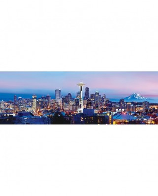 Puzzle 1000 piese panoramic - City Panoramics - Seattle (Master-Pieces-72071)