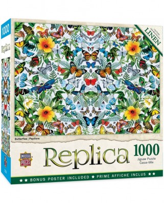 Puzzle 1000 piese - Butterflies (Master-Pieces-72102)