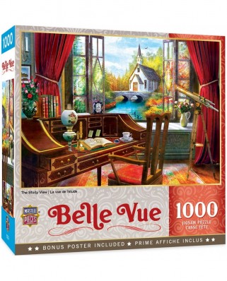Puzzle 1000 piese - The Study View (Master-Pieces-72106)