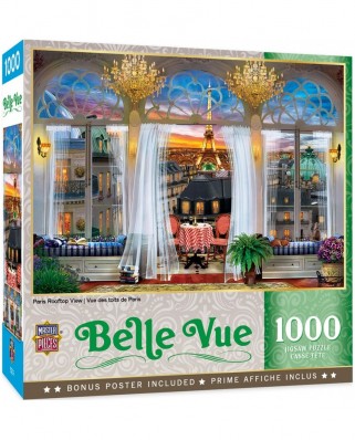 Puzzle 1000 piese - Paris Rooftops (Master-Pieces-72110)