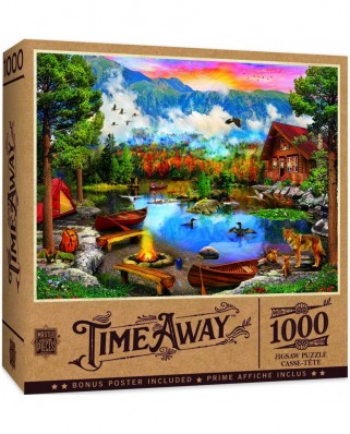 Puzzle 1000 piese - Sunset Canoe (Master-Pieces-72130)
