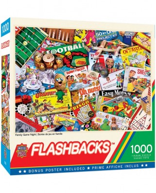 Puzzle 1000 piese - Family Game Night (Master-Pieces-72139)