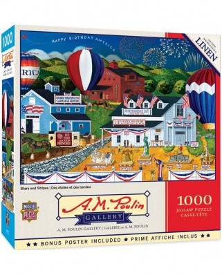 Puzzle 1000 piese - Stars and Stripes (Master-Pieces-72169)