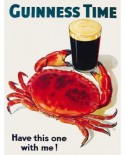 Puzzle 100 piese mini - Guinness and Crab (New-York-Puzzle-GU2049)