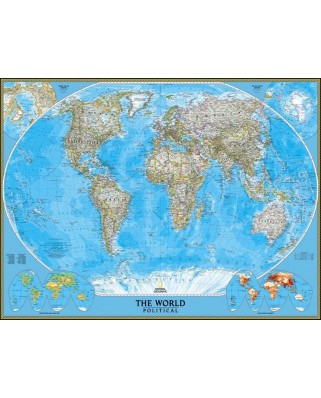 Puzzle 1000 piese - National Geographic - The World (New-York-Puzzle-NG1601)