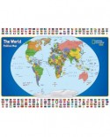 Puzzle 300 piese XXL - National Geographic - The World Kids Map (New-York-Puzzle-NG1702)