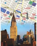 Puzzle 100 piese mini - New York City Map (New-York-Puzzle-NG1865)