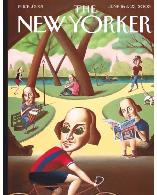 Puzzle 100 piese mini - The New Yorker - Shakespeare in the Park (New-York-Puzzle-NY1728)