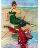 Puzzle 750 piese - Vintage Images - Lobster Serenade (New-York-Puzzle-PD627)