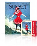 Puzzle 100 piese mini - Sunset - Surfer Girl (New-York-Puzzle-SU2010)