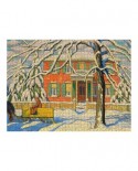 Puzzle 1000 piese - Lawren S. Harris: Red House and Yellow Sleigh (Pomegranate-AA1101)