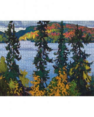 Puzzle 1000 piese - Lawren S. Harris: Montreal River (Pomegranate-AA1107)