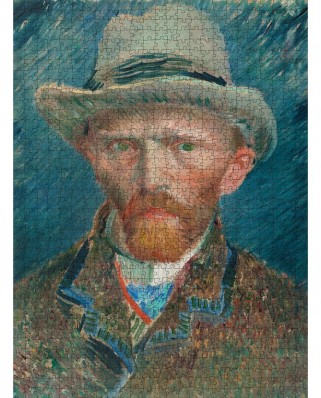 Puzzle 1000 piese - Vincent Van Gogh: Self-Portrait (Pomegranate-AA1109)