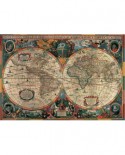 Puzzle 1000 piese - Henricus Hondius: Ancient Map of the World (Pomegranate-AA603)