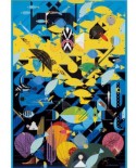 Puzzle 1000 piese - Charley Harper: The coral reef (Pomegranate-AA680)
