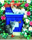 Puzzle 1000 piese - Mail Box Kittens (Sunsout-13801)