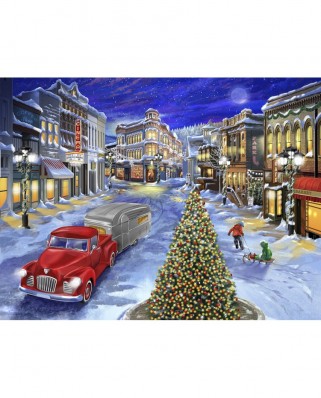 Puzzle 500 piese XXL - A Drive Down Main Street (Sunsout-31538)