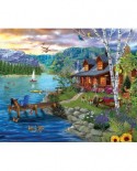 Puzzle 1000 piese XXL - Peaceful Summer (Sunsout-31559)