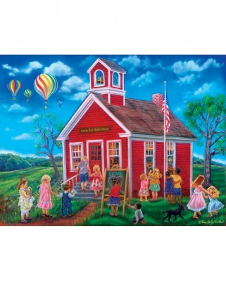 Puzzle 300 piese XXL - Time for School (Sunsout-35974)