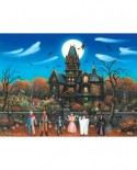 Puzzle 300 piese XXL - Trick or Treaters Beware (Sunsout-62171)