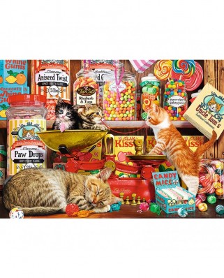 Puzzle 1000 piese - Cute Cats (Trefl-10630)