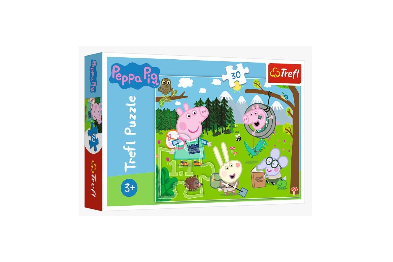 Puzzle 30 piese - Peppa Pig - Forest Expedition (Trefl-18245)