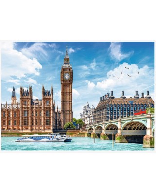 Puzzle 2000 piese - Big Ben - London - England (Trefl-27120)