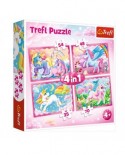 Puzzle 35/48/54/70 piese - The Magical World of Unicorns (Trefl-34321)