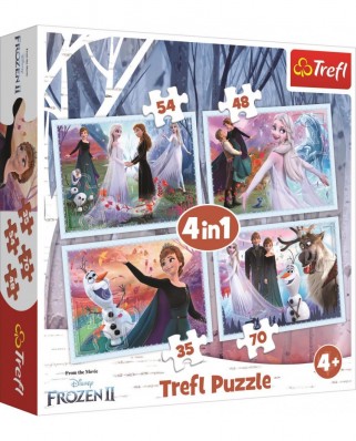 Puzzle 35/48/54/70 piese - Frozen 2 (Trefl-34344)