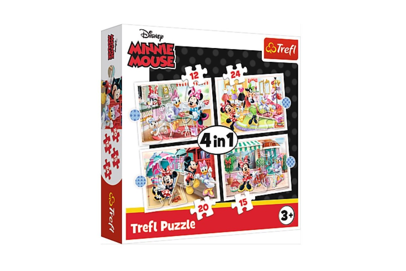 Puzzle 12/15/20/24 piese - Minnie with Friends (Trefl-34355)
