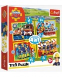 Puzzle 12/15/20/24 piese - Helpful Fireman Sam (Trefl-34373)