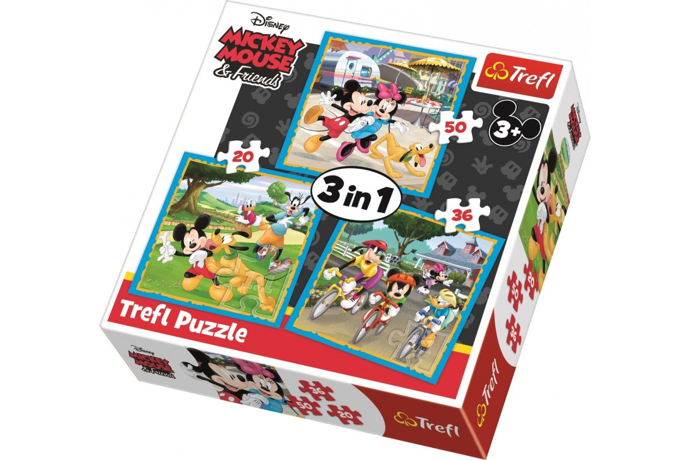 Puzzle 20/36/50 piese - Mickey Mouse with friends (Trefl-34846)